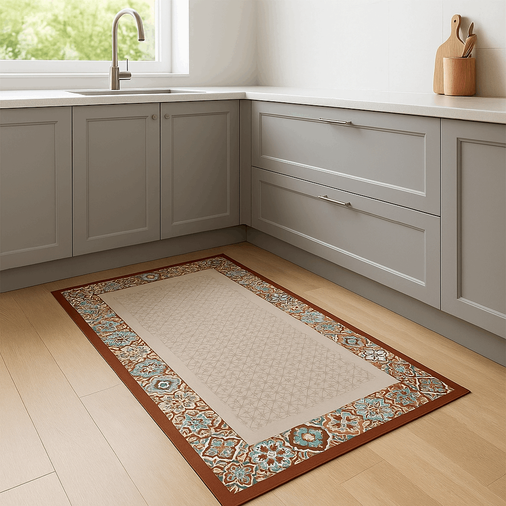 Tappeto cucina antiscivolo lungo – Effetto pietra (1 o 2 pezzi)