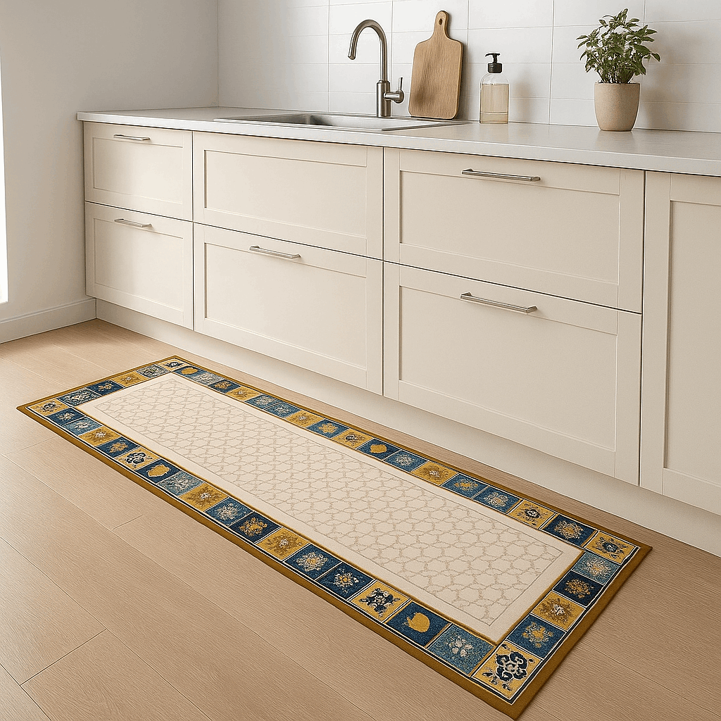Tappeto cucina antiscivolo lungo – Motivo astratto (1 o 2 pezzi)