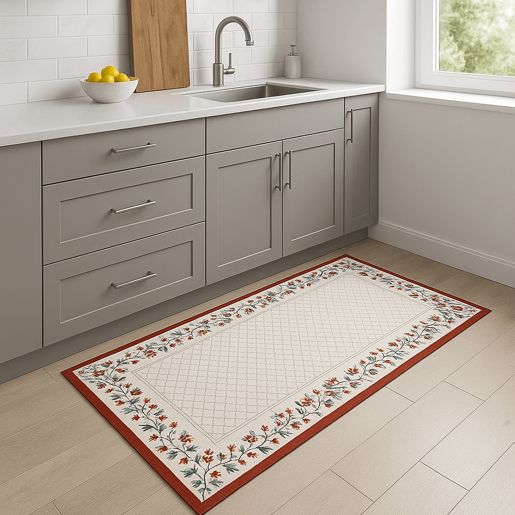 Tappeto cucina antiscivolo lungo – Grafica moderna (1 o 2 pezzi)