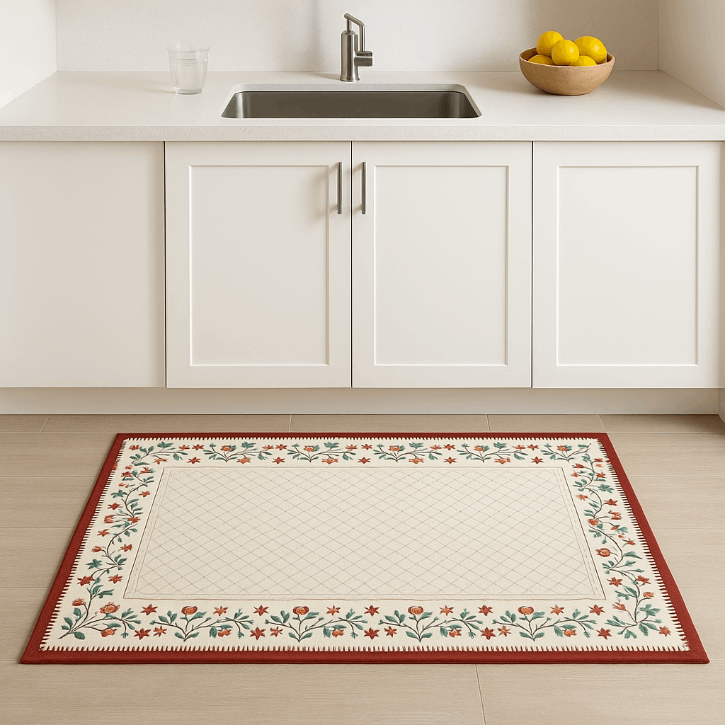 Tappeto cucina antiscivolo lungo – Grafica moderna (1 o 2 pezzi)