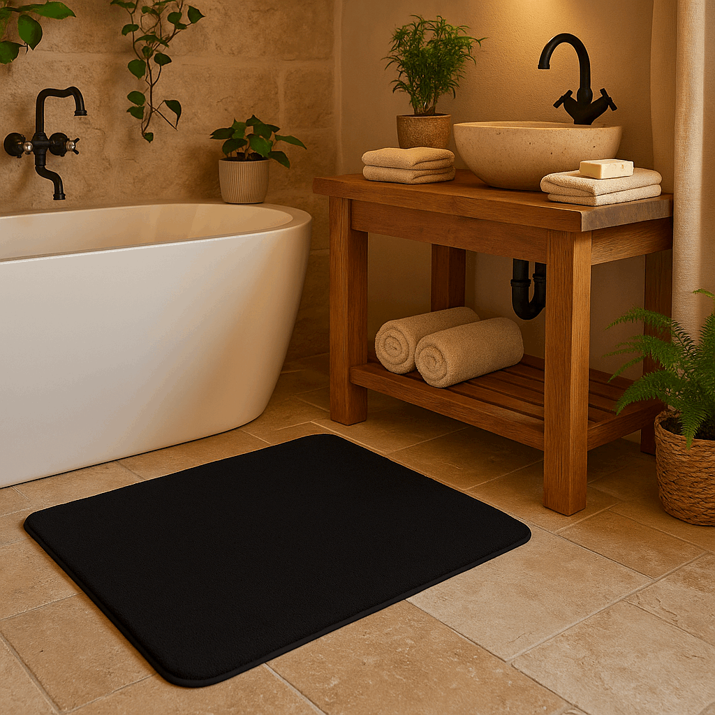 Tappeto da bagno grande in memory foam super assorbente – Morbido e antiscivolo