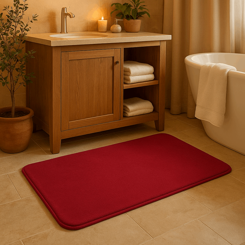 Tappeto da bagno grande in memory foam super assorbente – Morbido e antiscivolo