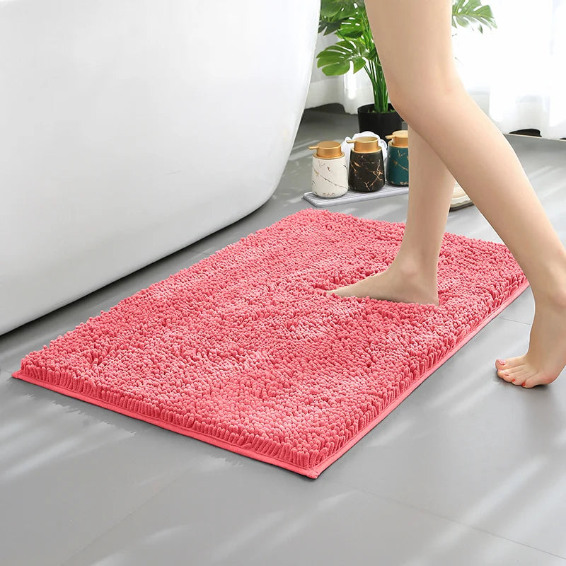 Tappeto assorbente in ciniglia lunga per bagno - Tappeti bagno e cucina