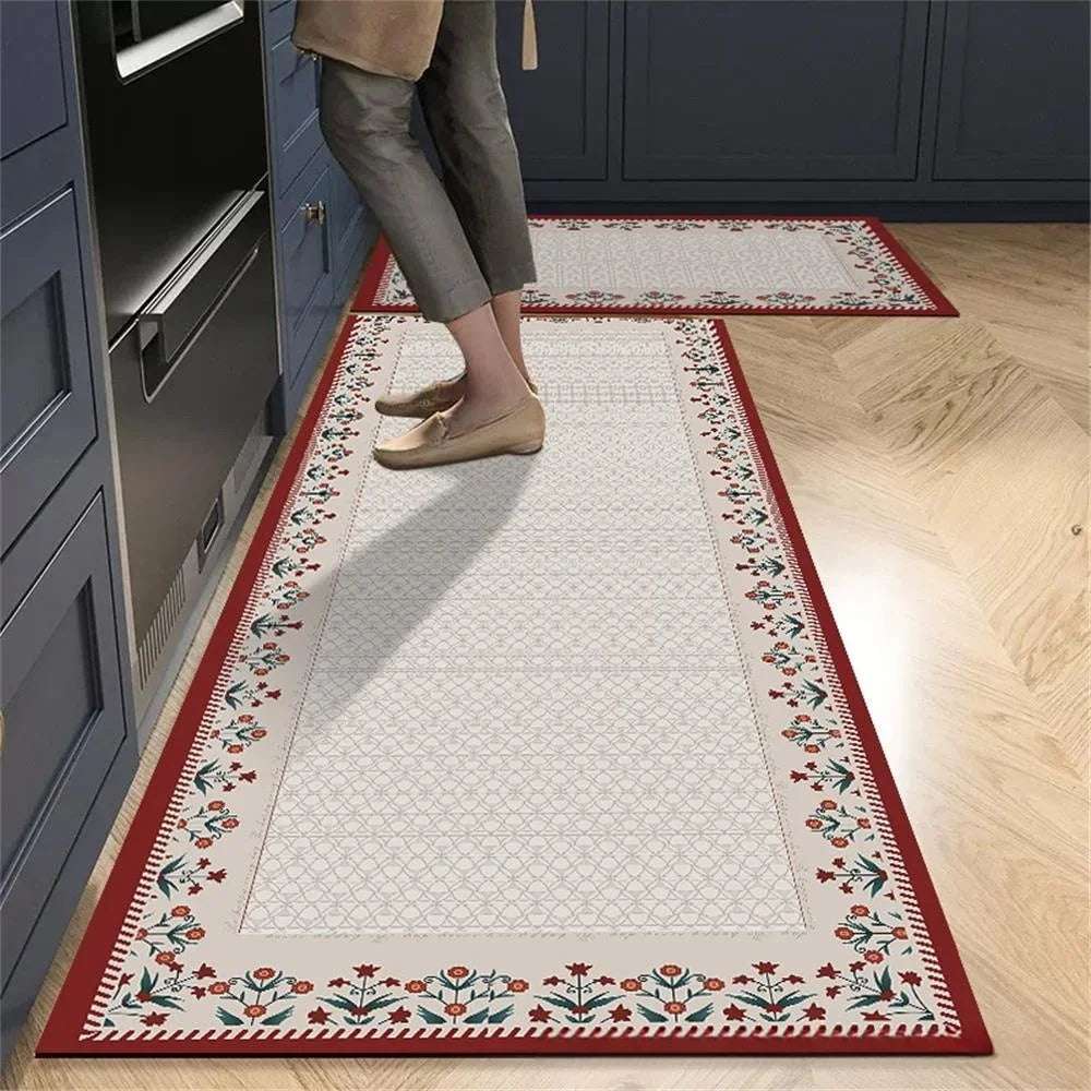 Tappeto cucina antiscivolo lungo – Grafica moderna (1 o 2 pezzi)