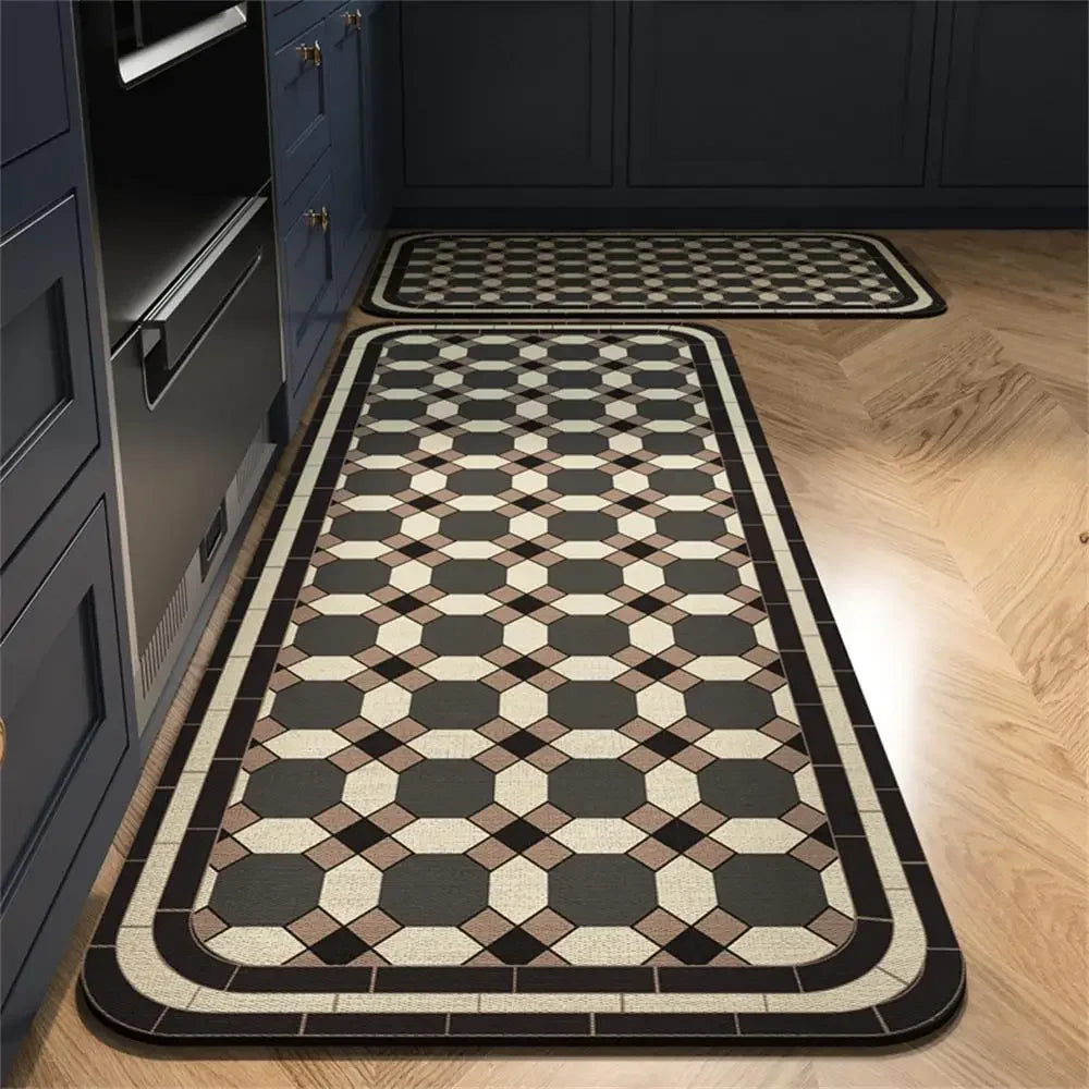 Tappeto cucina antiscivolo lungo – Effetto legno (1 o 2 pezzi) - Tappeti bagno e cucina