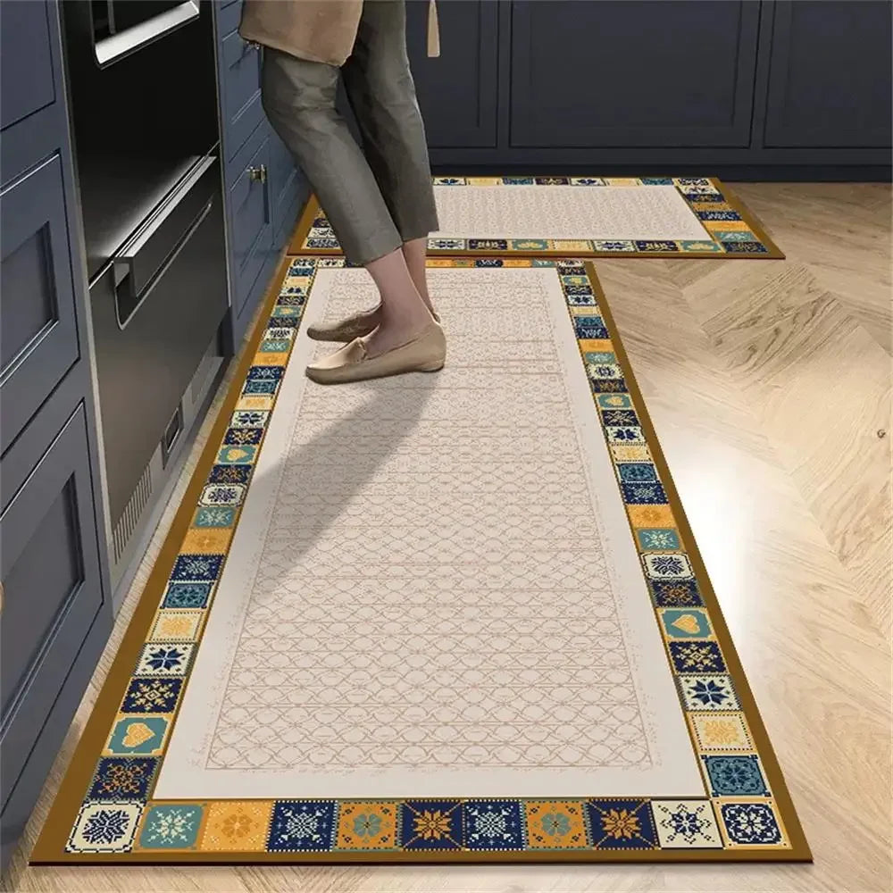 Tappeto cucina antiscivolo lungo – Motivo astratto (1 o 2 pezzi) - Tappeti bagno e cucina