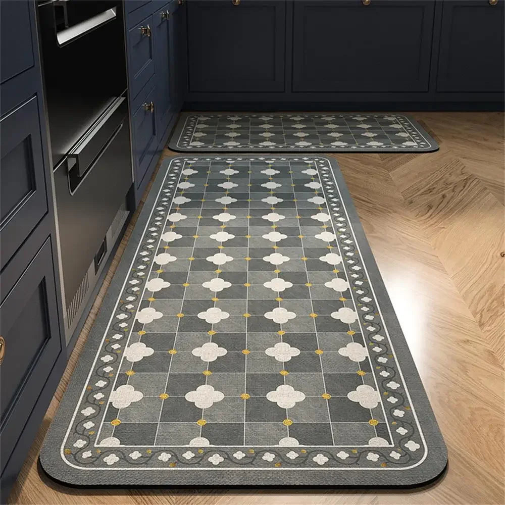 Tappeto cucina antiscivolo lungo – Pattern orientale (1 o 2 pezzi) - Tappeti bagno e cucina