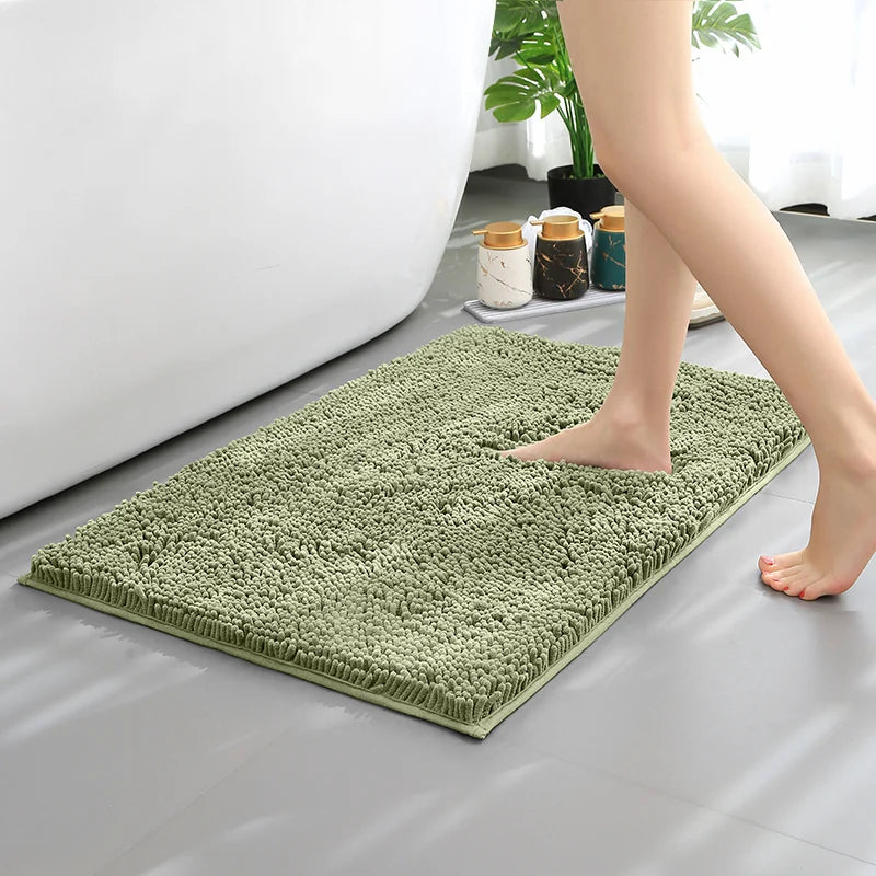 Tappeto assorbente in ciniglia lunga per bagno - Tappeti bagno e cucina