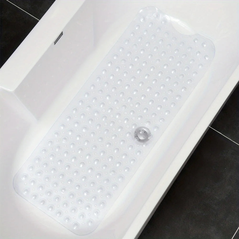 Tappetino antiscivolo da vasca da bagno – Con ventose e fori di drenaggio - Tappeti bagno e cucina