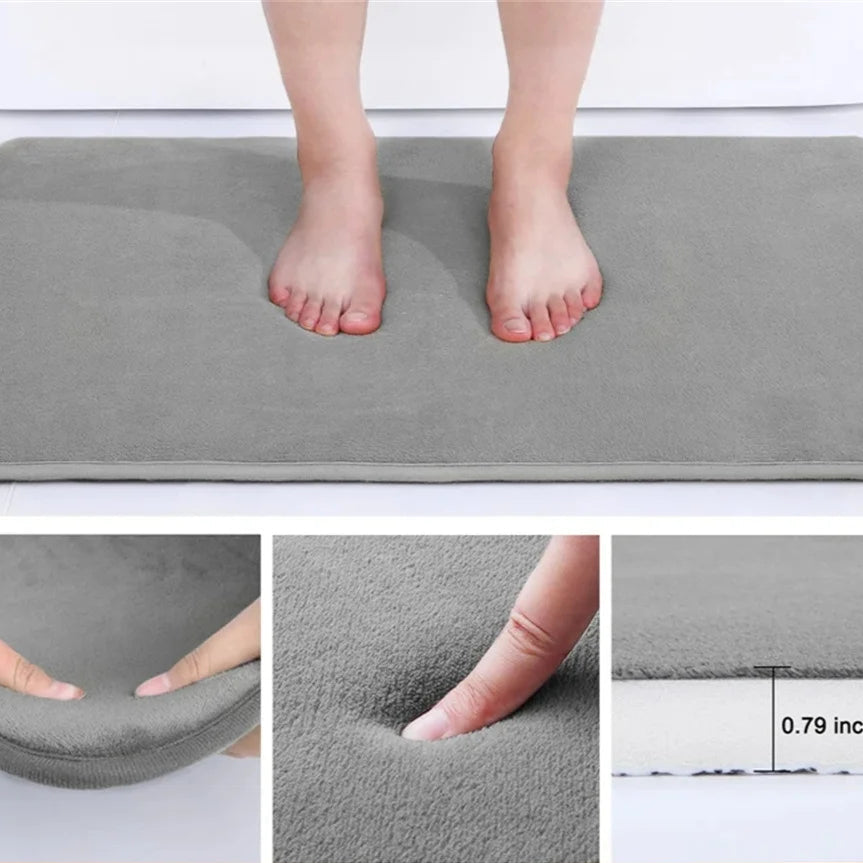 Tappeto da bagno grande in memory foam super assorbente – Morbido e antiscivolo - Tappeti bagno e cucina