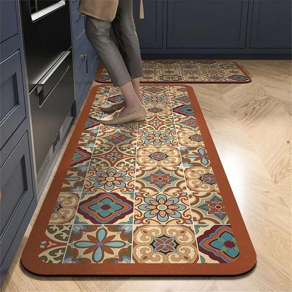 Tappeto cucina antiscivolo grande – Perfetto anche per ingresso o salotto (1 o 2 pezzi)