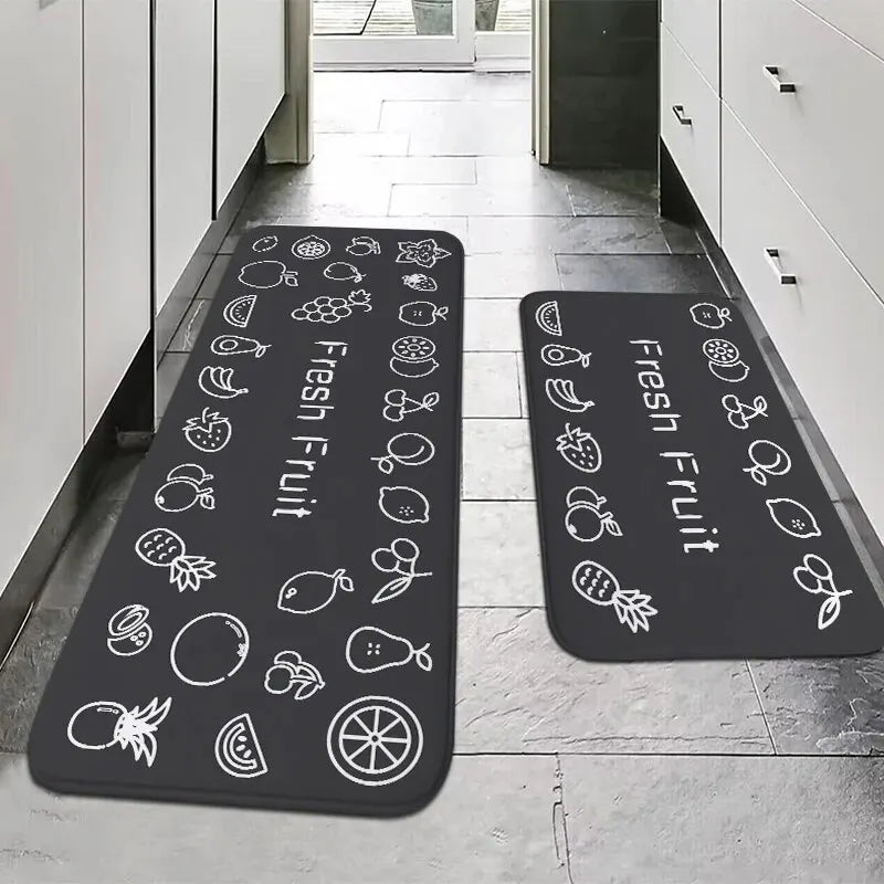 Tappeto antimacchia da cucina multiuso in spugna – Assorbente, antiscivolo e lavabile in lavatrice - Tappeti bagno e cucina