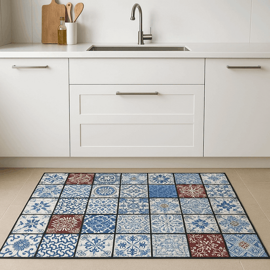 Tappeto cucina antiscivolo lungo – Tema naturale (1 o 2 pezzi)