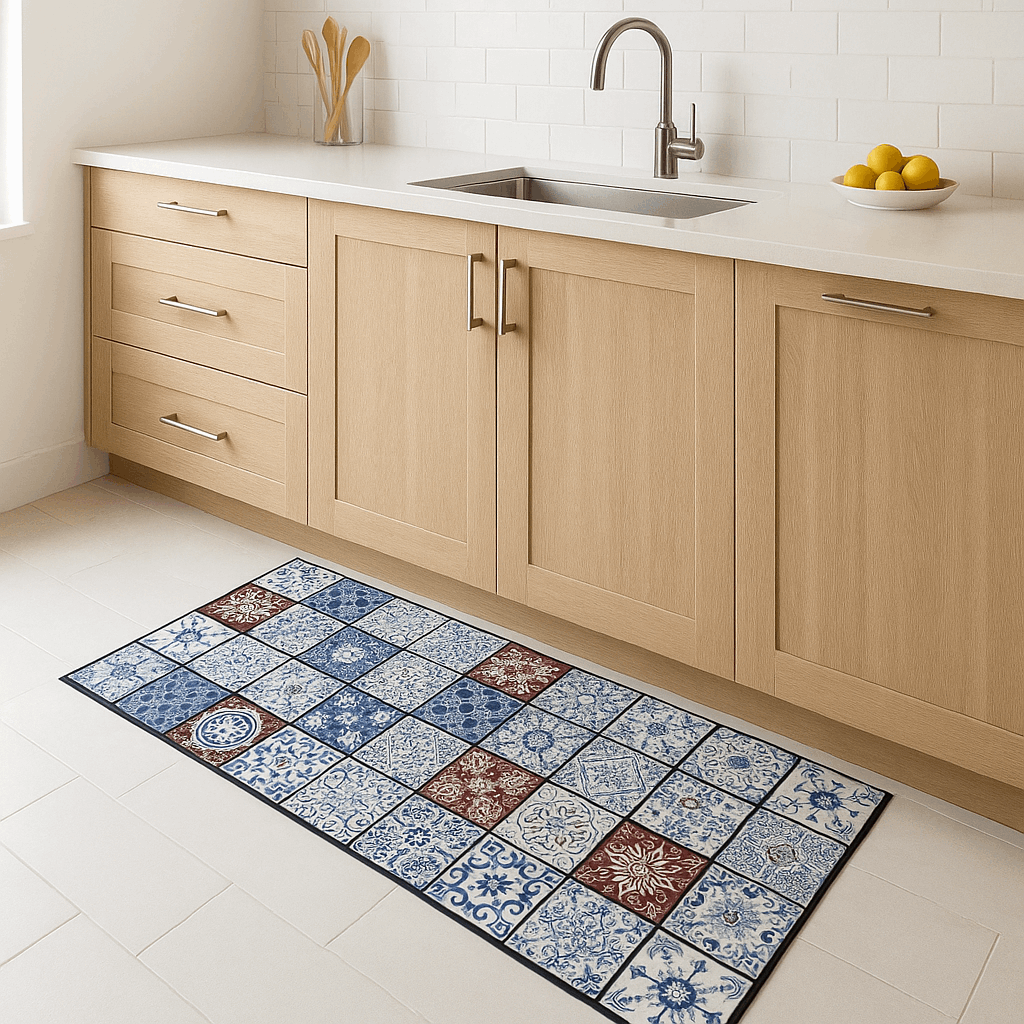 Tappeto cucina antiscivolo lungo – Tema naturale (1 o 2 pezzi)