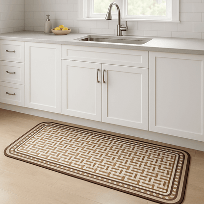 Tappeto moderno da cucina antiscivolo lungo – Colori pastello (1 o 2 pezzi)