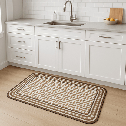 Tappeto moderno da cucina antiscivolo lungo – Colori pastello (1 o 2 pezzi)