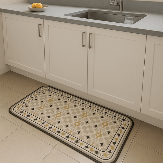 Tappeto elegante da cucina antiscivolo lungo – Stampa artistica (1 o 2 pezzi)