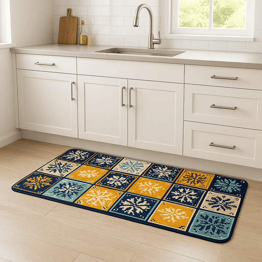 Tappeto cucina antiscivolo lungo – Design geometrico (1 o 2 pezzi)