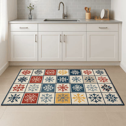 Tappeto cucina antiscivolo lungo – Disegno botanico (1 o 2 pezzi)