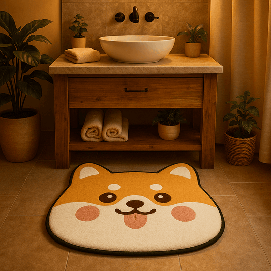 Tappeto da bagno forme particolare Cane – Antiscivolo, spesso e antimacchia
