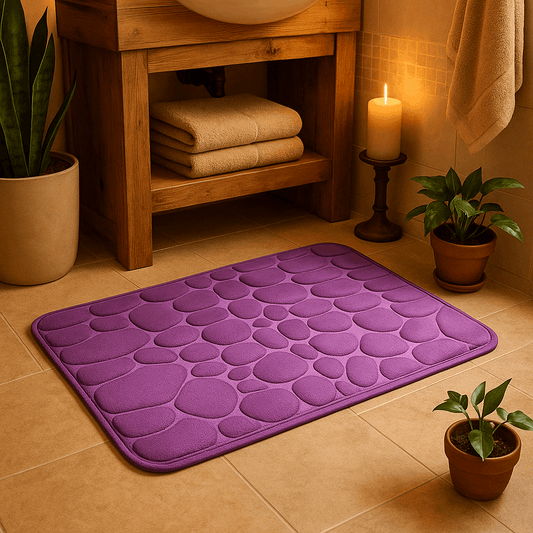 Tappeto da bagno particolare 40x60 cm assorbente e antiscivolo – Morbido e compatto