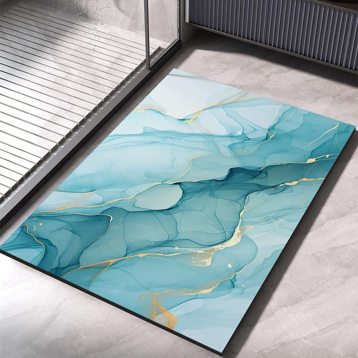Tappeto da bagno di lusso – Antiscivolo, assorbente e ad asciugatura rapida