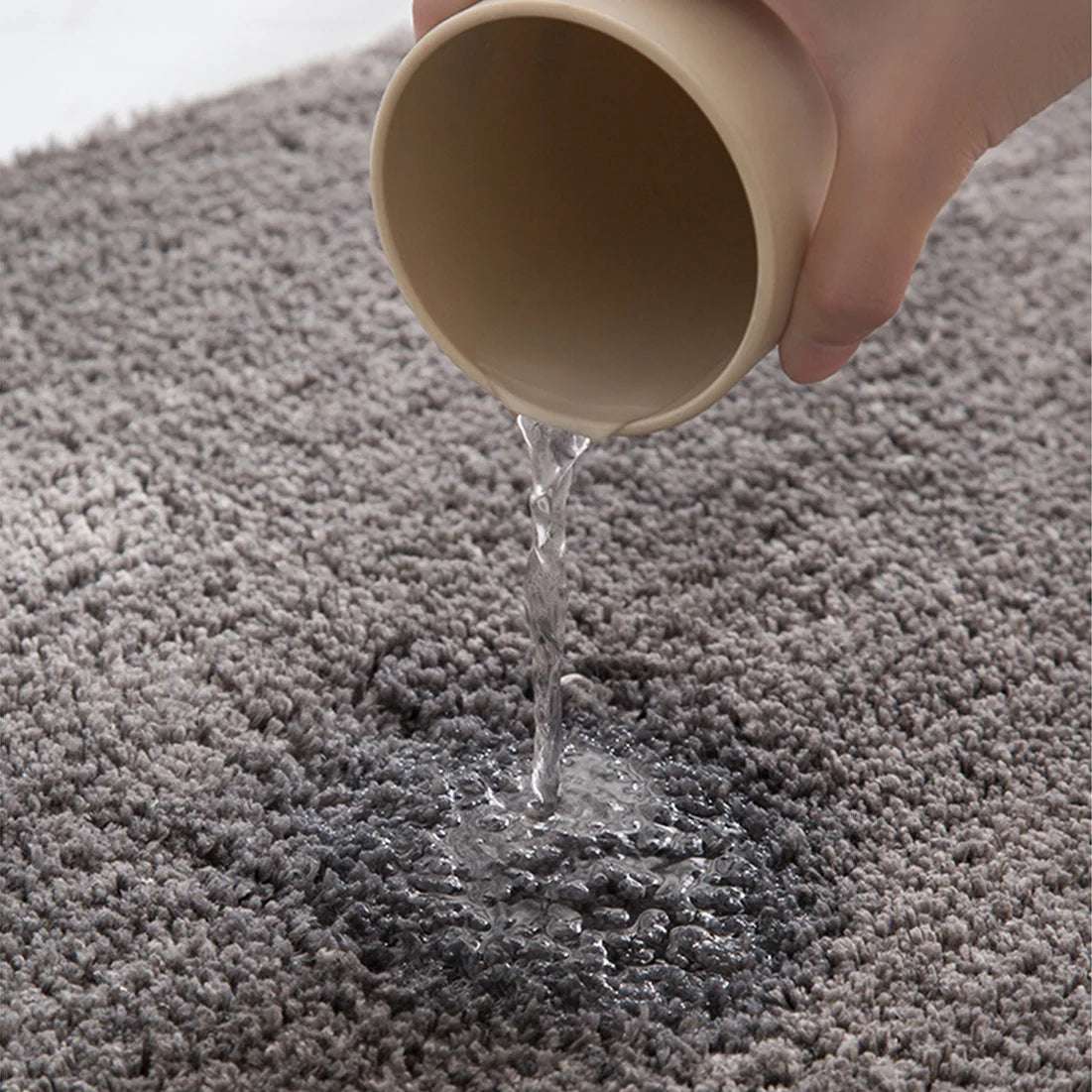 Tappeto da bagno/doccia spesso e antiscivolo – Morbido, assorbente e antimacchia