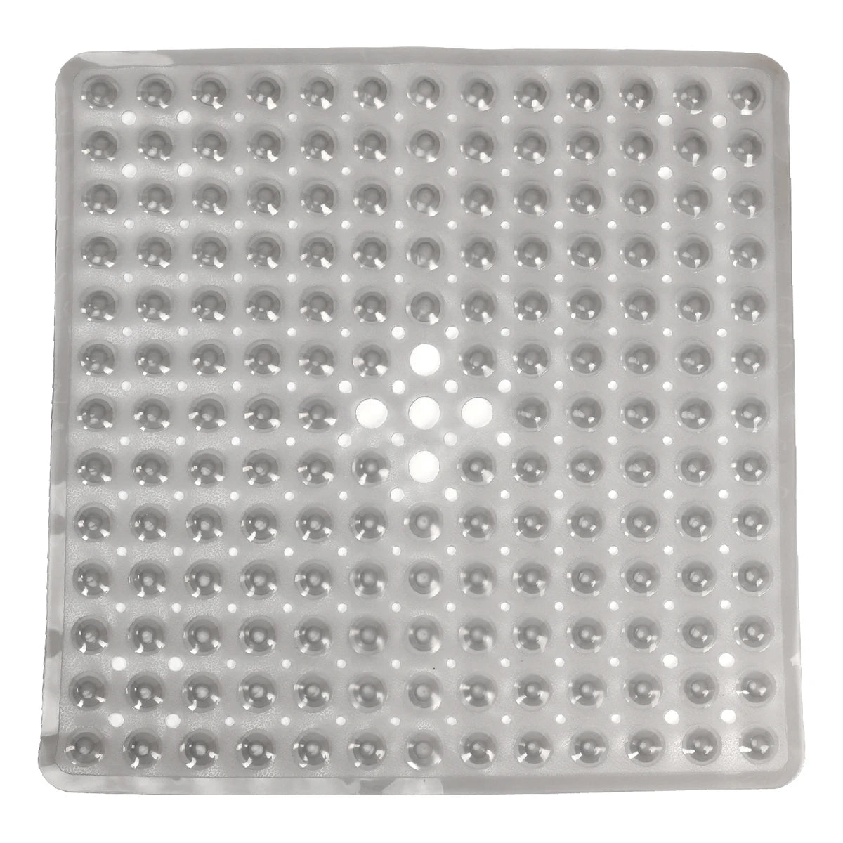 Tappeto quadrato da vasca con ventose – Antiscivolo e lavabile con fori di drenaggio - Tappeti bagno e cucina