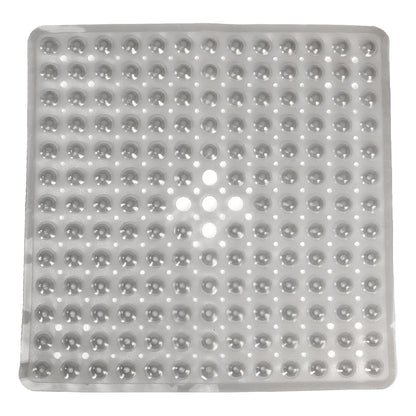 Tappeto quadrato da vasca con ventose – Antiscivolo e lavabile con fori di drenaggio - Tappeti bagno e cucina