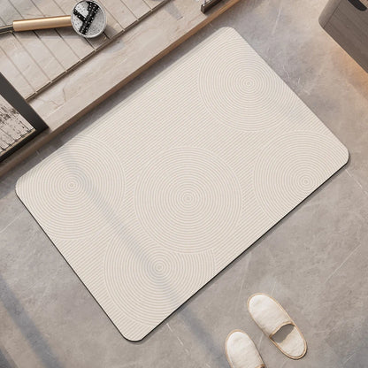 Tappeto da bagno beige di lusso – Super assorbente, antiscivolo e ad asciugatura rapida - Tappeti bagno e cucina