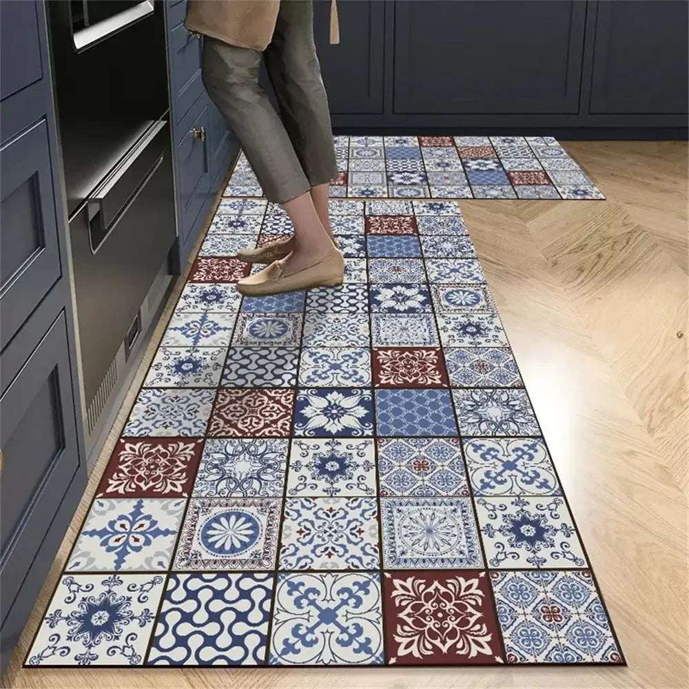 Tappeto cucina antiscivolo lungo – Tema naturale (1 o 2 pezzi)