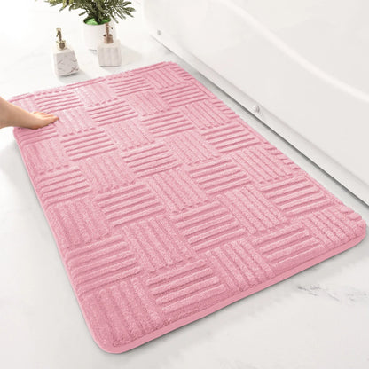 Tappeto da bagno originale a righe spesse – Assorbente, antiscivolo e antimacchia - Tappeti bagno e cucina