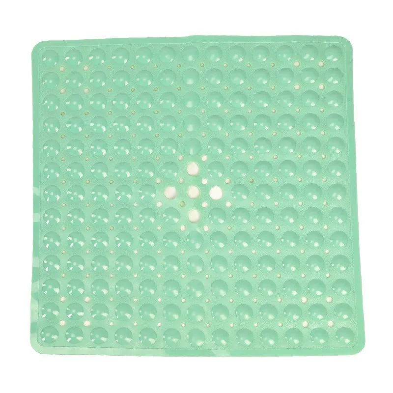 Tappeto quadrato da vasca con ventose – Antiscivolo e lavabile con fori di drenaggio - Tappeti bagno e cucina