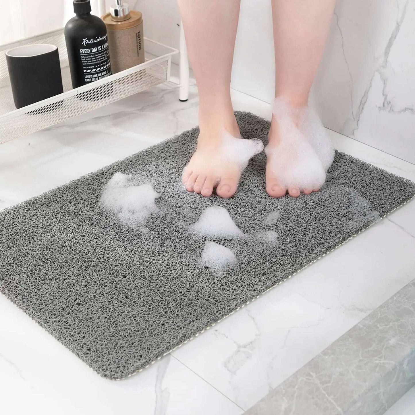 Tappetino antiscivolo vasca da bagno 40x60 cm drenante