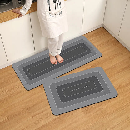 Tappeto da cucina antimacchia in diatomite – Impermeabile e antiscivolo - Tappeti bagno e cucina