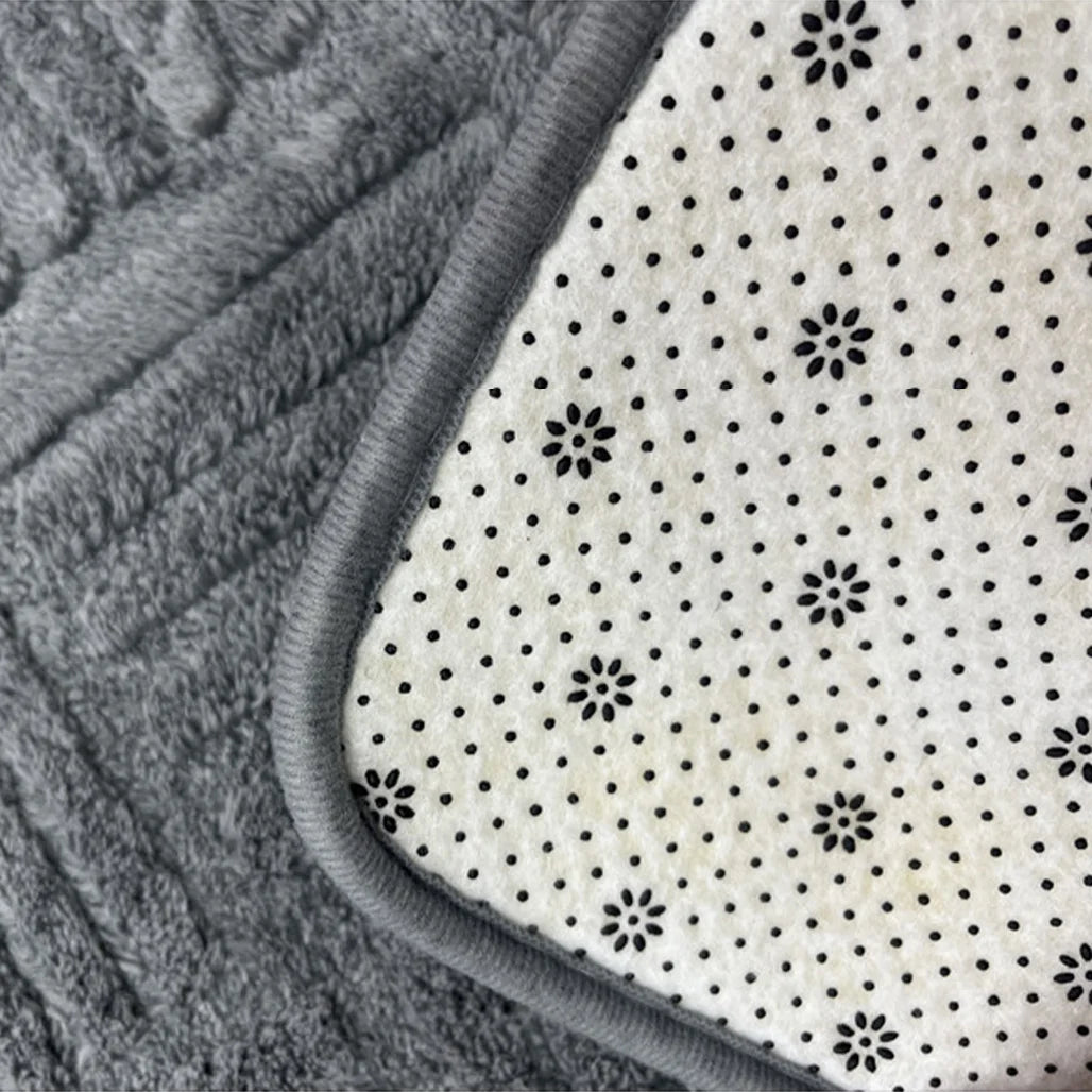 Tappeto da bagno originale a righe spesse – Assorbente, antiscivolo e antimacchia - Tappeti bagno e cucina