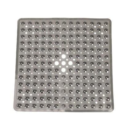 Tappeto quadrato da vasca con ventose – Antiscivolo e lavabile con fori di drenaggio - Tappeti bagno e cucina