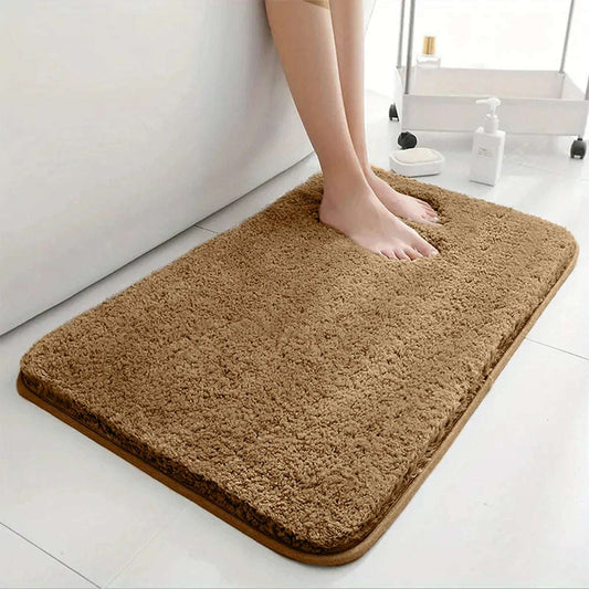 Tappeto da bagno grandi dimensioni pelo lungo – Super assorbente, antiscivolo e decorativo