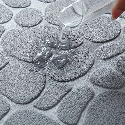 Tappeto da bagno curvo – Grande, antiscivolo e resistente allo sporco
