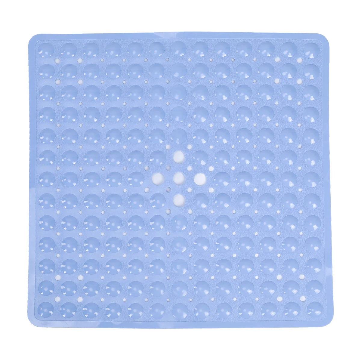 Tappeto quadrato da vasca con ventose – Antiscivolo e lavabile con fori di drenaggio - Tappeti bagno e cucina