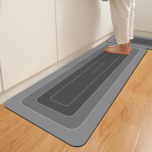 Tappeto da cucina antimacchia in diatomite – Impermeabile e antiscivolo - Tappeti bagno e cucina