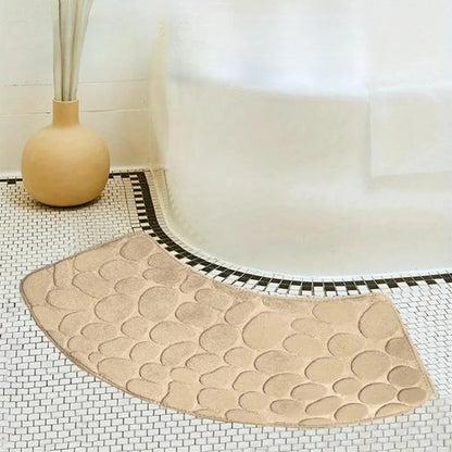 Tappeto da bagno curvo – Grande, antiscivolo e resistente allo sporco - Tappeti bagno e cucina