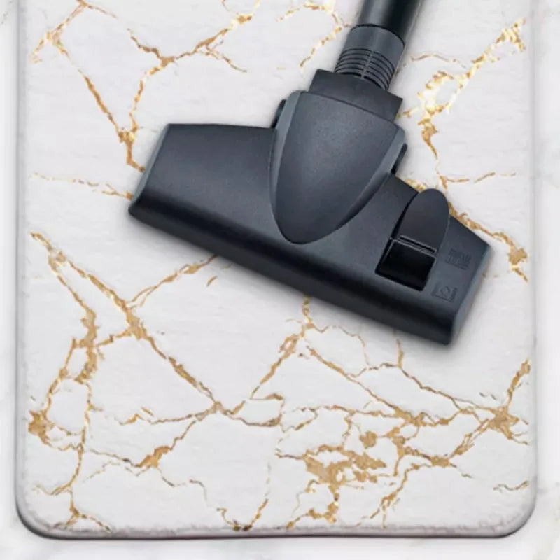 Tappeto da bagno effetto marmo in pelliccia sintetica – Morbido, decorativo e disponibile in grandi formati - Tappeti bagno e cucina
