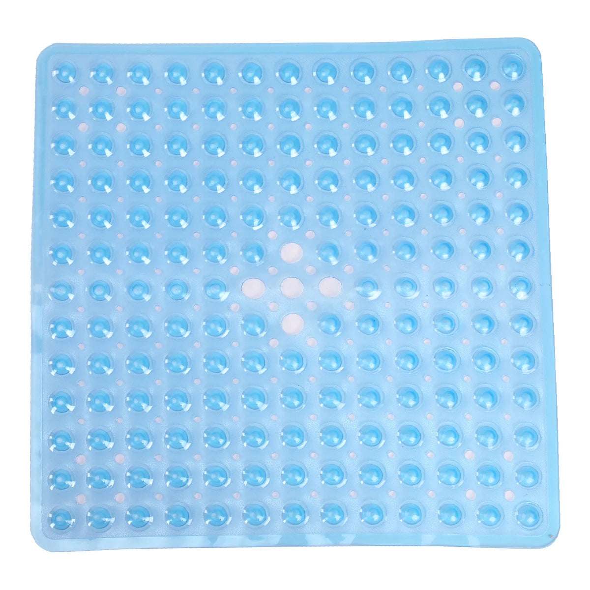 Tappeto quadrato da vasca con ventose – Antiscivolo e lavabile con fori di drenaggio