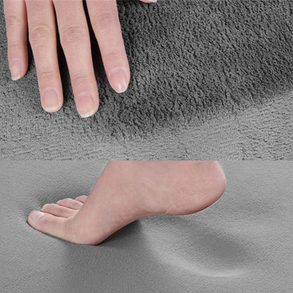 Tappeto da bagno grigio in memory foam super assorbente – Morbido e antiscivolo - Tappeti bagno e cucina