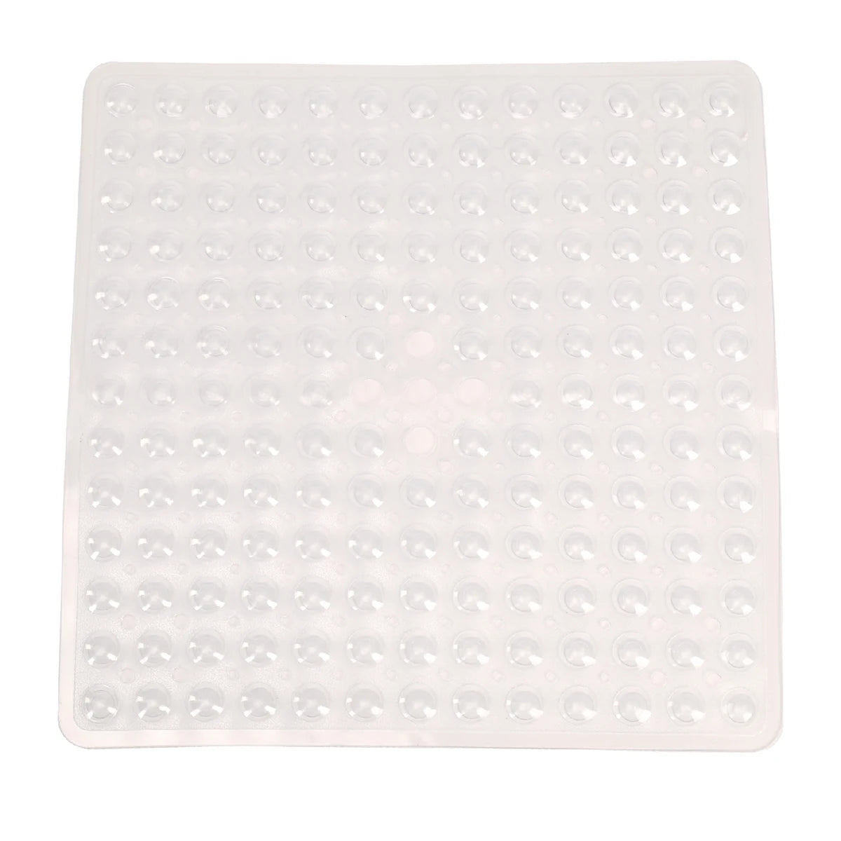Tappeto quadrato da vasca con ventose – Antiscivolo e lavabile con fori di drenaggio - Tappeti bagno e cucina